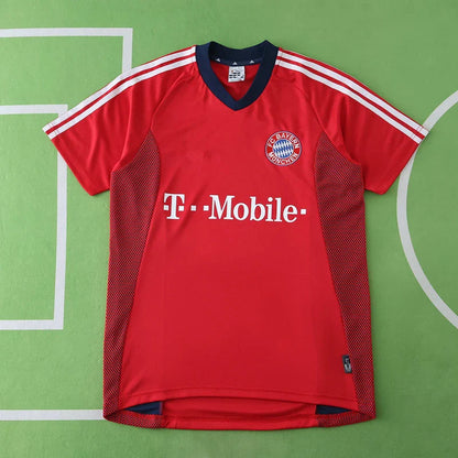 Bayern München 02/03 Saison Heim Rot Retro Trikot Fußballtrikot