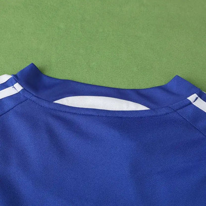 Giorgos Karagounis Greece EURO 2004 Final Blue Retro Home Kit Jersey Soccer Shirt