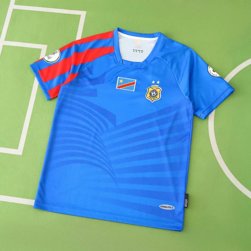 Demokratische Republik Kongo Fußballtrikot für die WM 2026 Heimtrikot Shirt Maillot