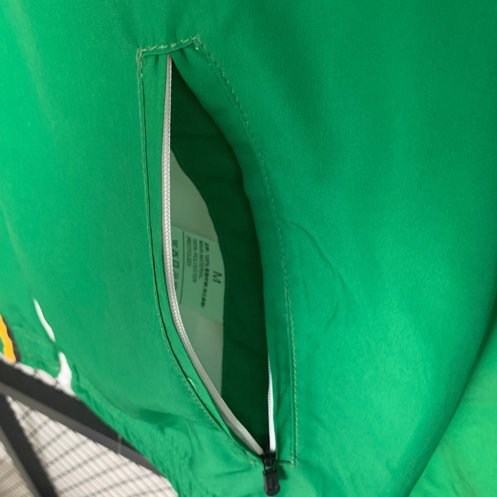 Veste réversible Jamaïque Bob Marley jaune vert, les deux vestes sont de la même taille