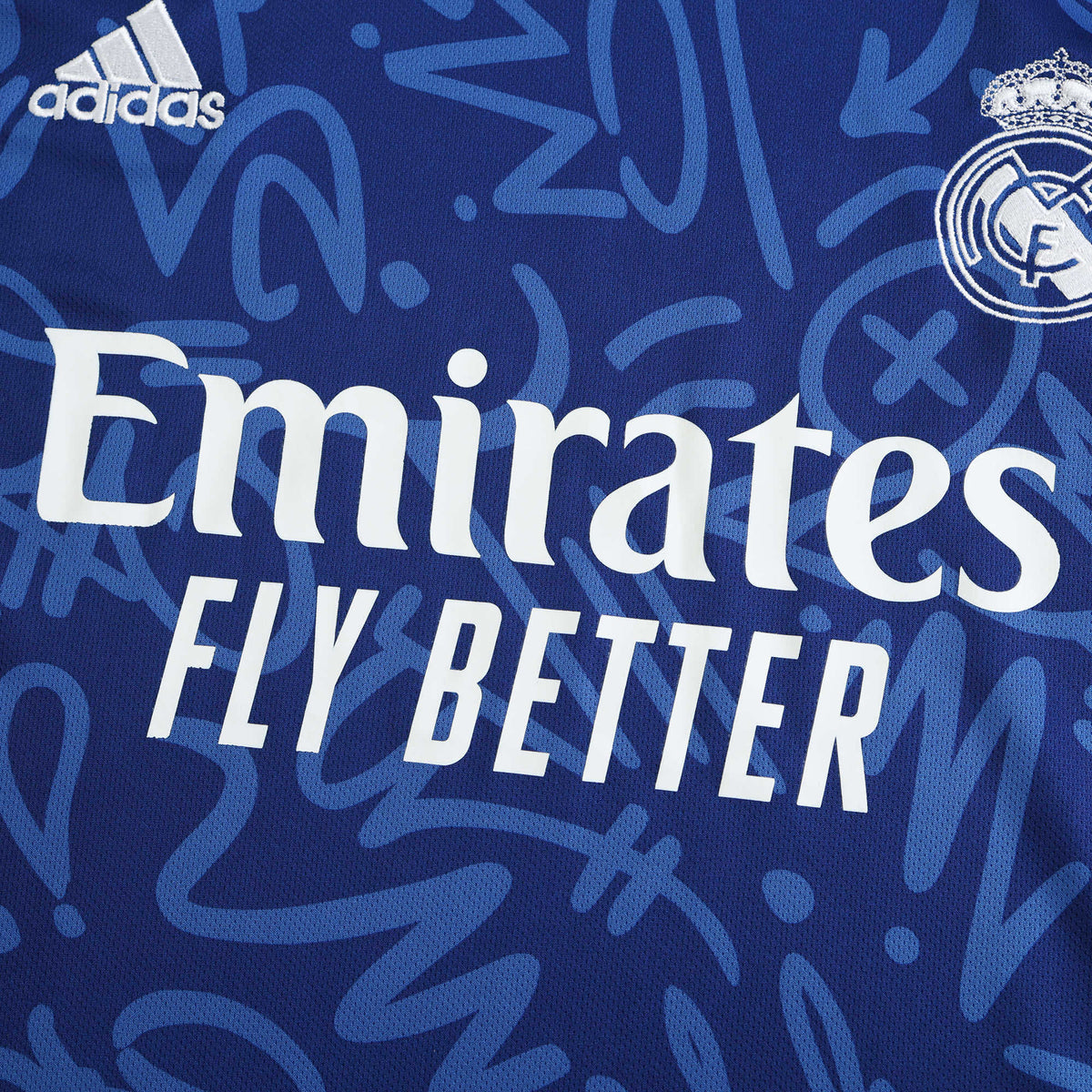 Real Madrid C.F. 2021-2022 Season Away Blue Retro Football Jersey Trikot Maillot