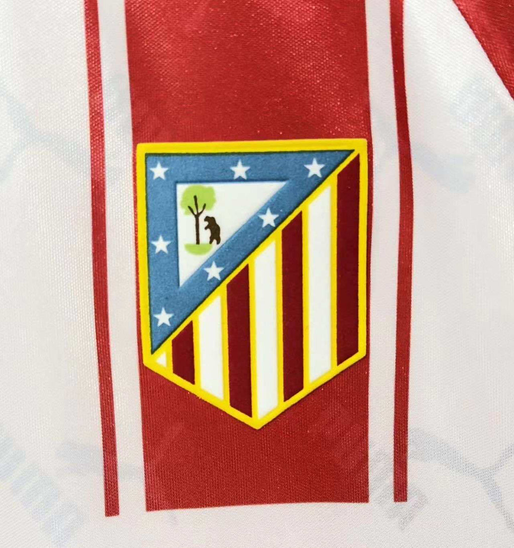 Atlético de Madrid 1994-1995 Season Home Retro Football Jersey Trikot Maillot