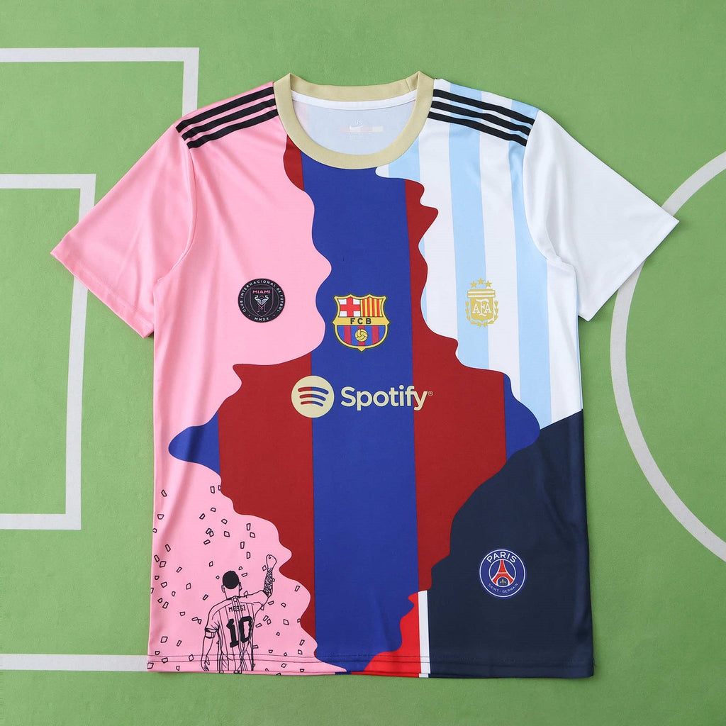 Lionel Messi GOAT Combo 2025 All Teams Special Kids Jersey KinderTrikot Maillot Soccer Shirt