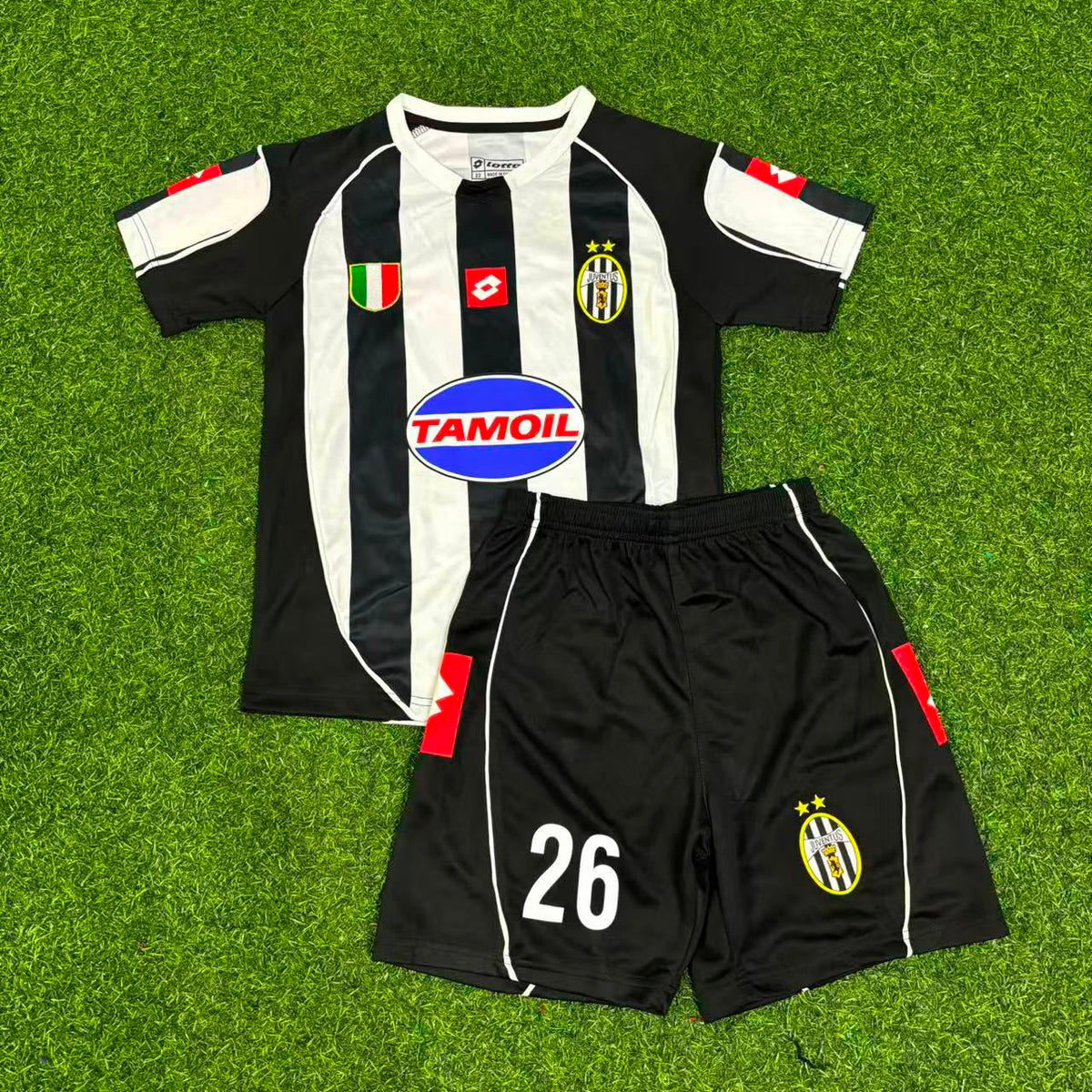 Edgar Davids Juventus 2002/2003 Kids Retro Football Jersey