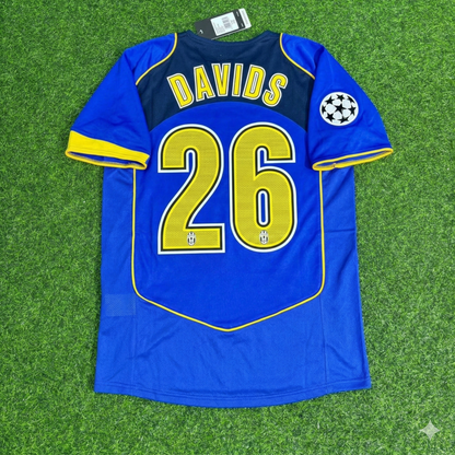 Edgar Davids Juventus Blue Retro Jersey | Kit | Trikot | Maillot Soccer Shirt