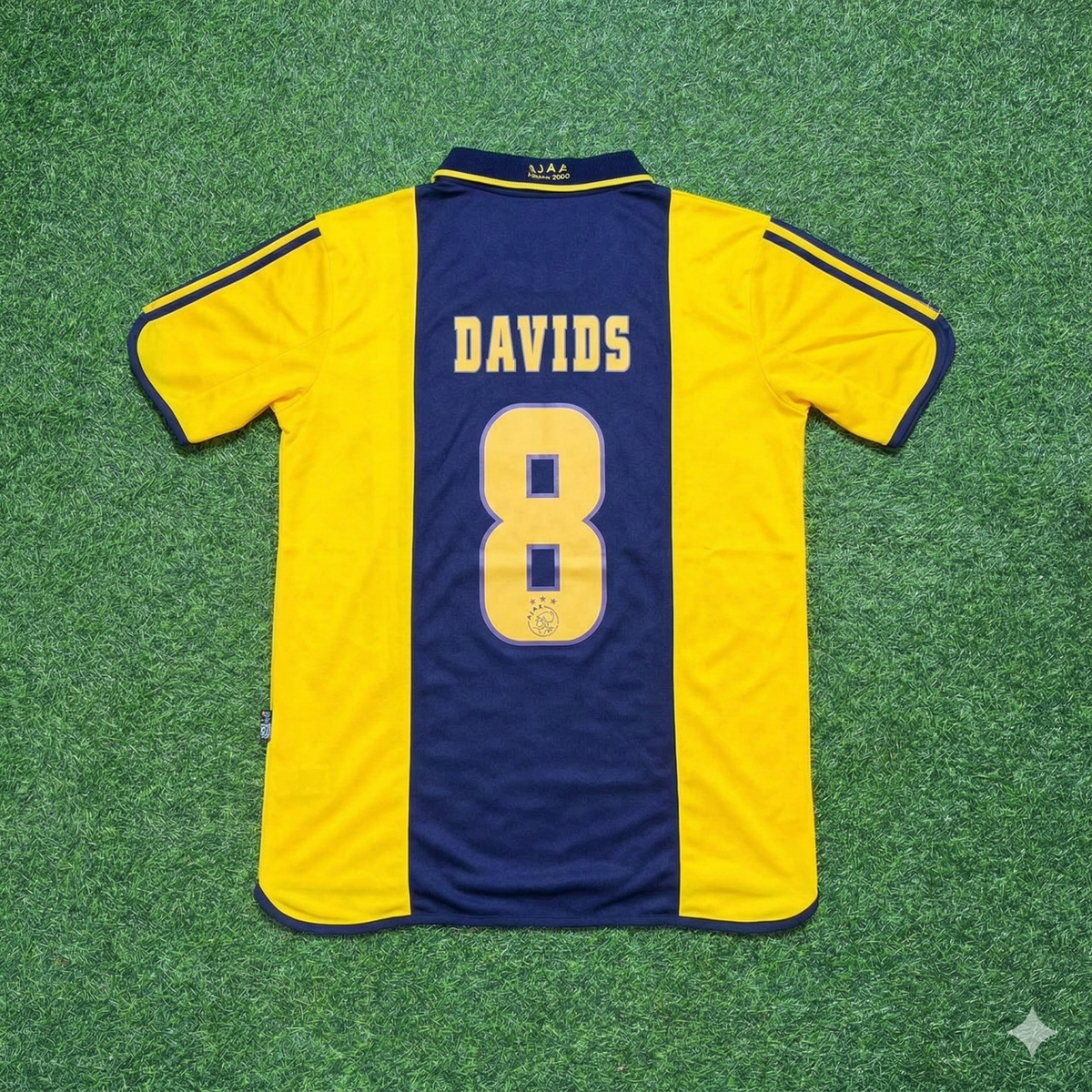Ajax Yellow Retro Football Jersey – Edgar Davids