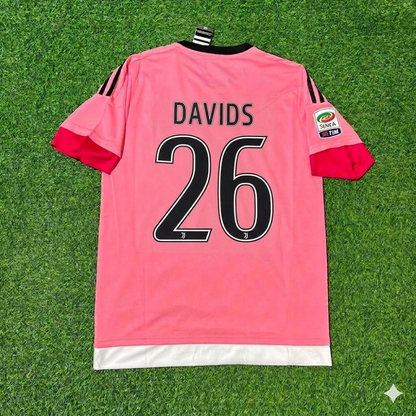 Juventus Pinkes Retro-Trikot – Edgar Davids