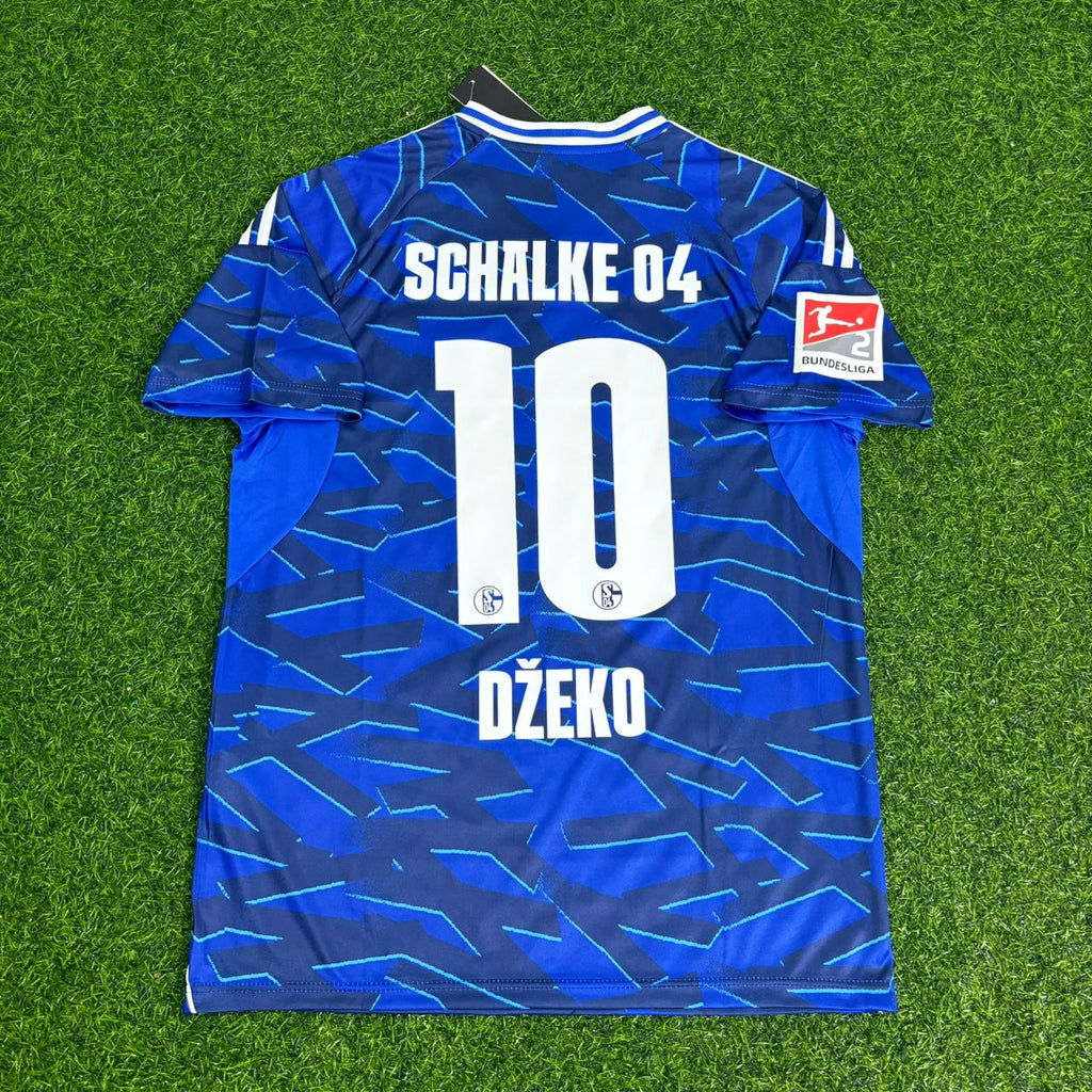 Edin Dzeko 10 Schalke 04 Neues Saison Fußballtrikot