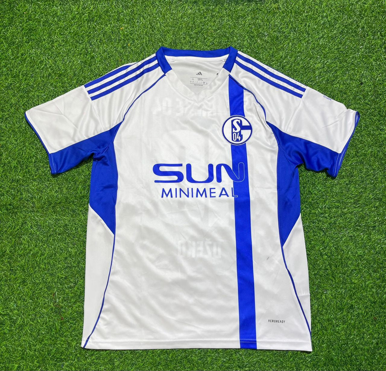 Schalke 04 White New Season Football Jersey