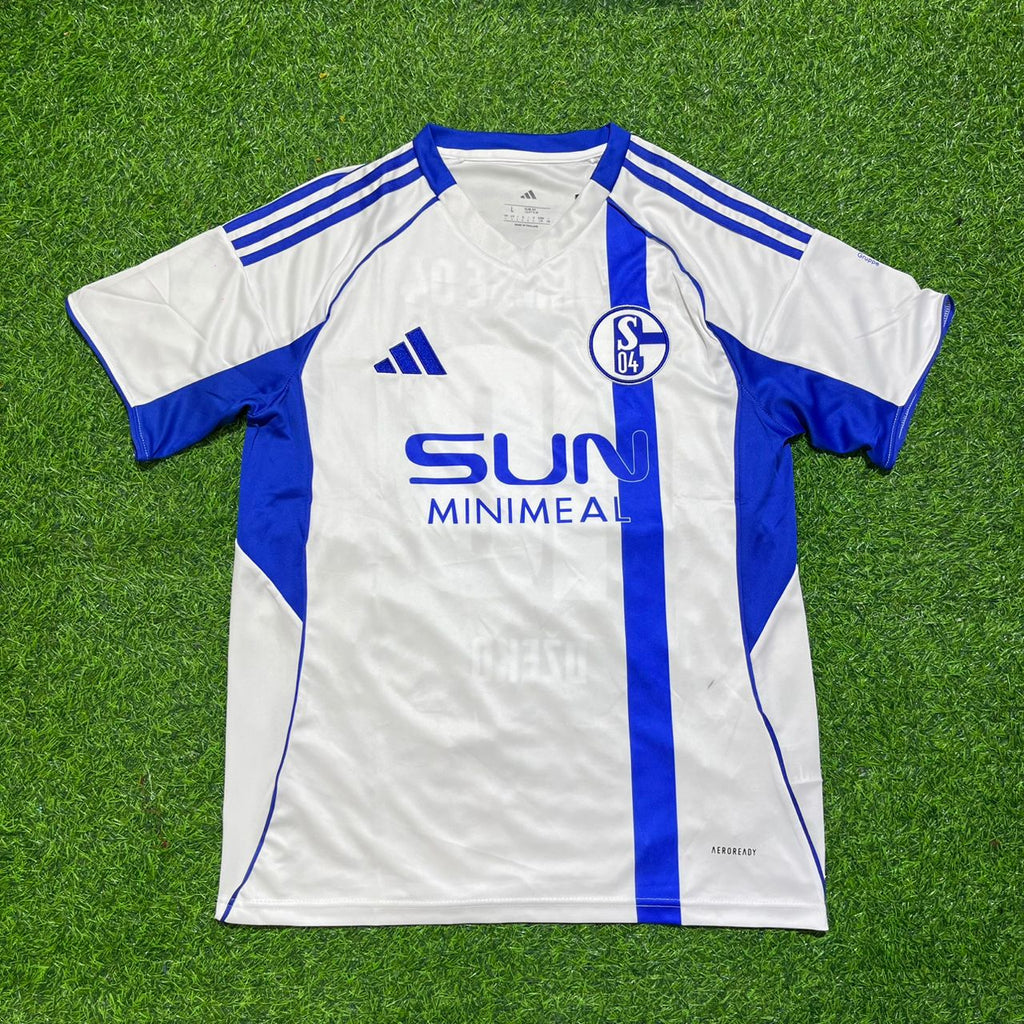 Edin Dzeko 10 Schalke 04 White New Season Football Jersey