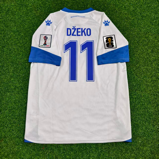 Edin Dzeko Bosnien und Herzegowina WM 2026 Auswärtstrikot Weiß