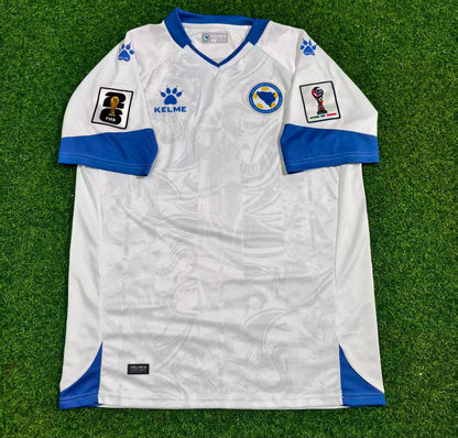 Sead Kolasinac Bosnia and Herzegovina 2026 World Cup Away White Football Jersey