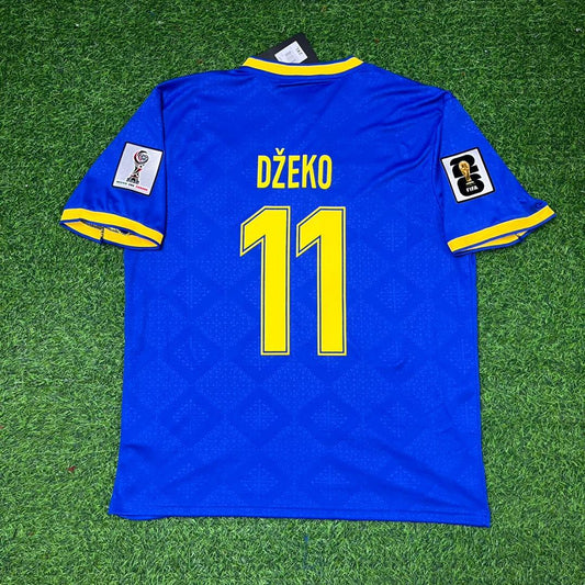 Edin Džeko Bosnien und Herzegowina 2026 WM Blaues Fußballtrikot