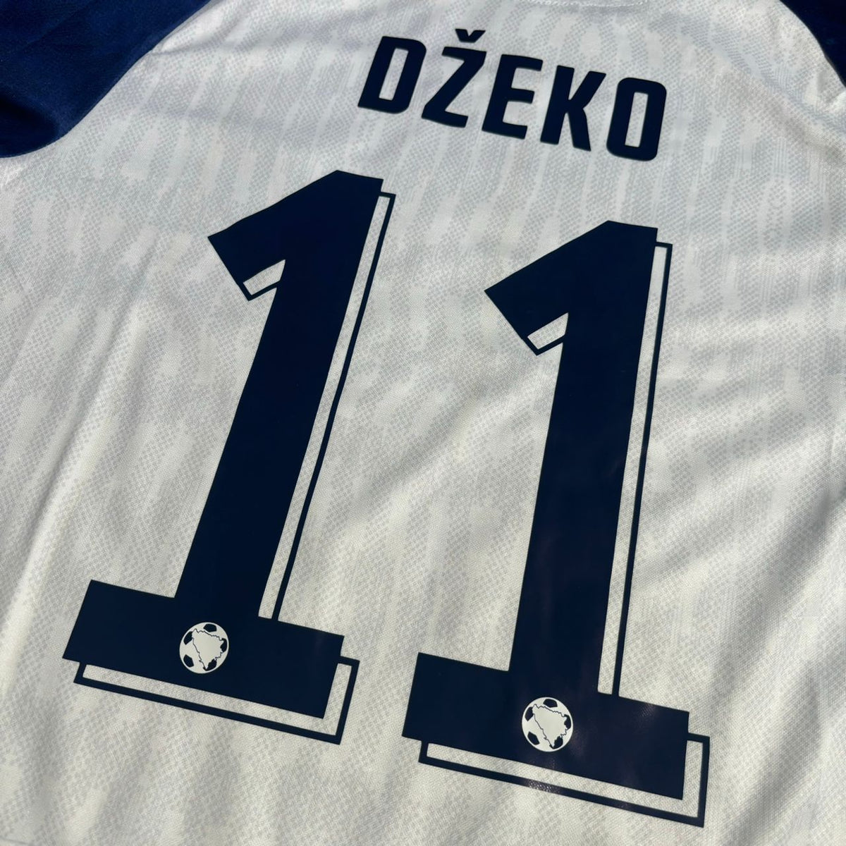 Edin Džeko Bosnien und Herzegowina WM 2026 Weißes Fußballtrikot