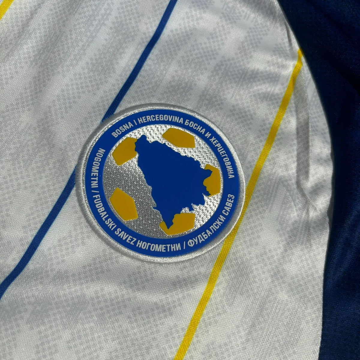 Edin Džeko Bosnien und Herzegowina WM 2026 Weißes Fußballtrikot