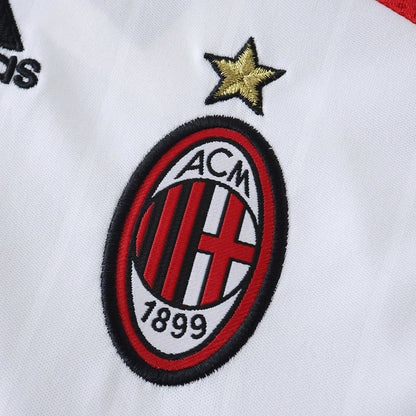 A.C. Milan 2006-2007 Season Retro Away White Kids Football Jersey Trikot Maillot