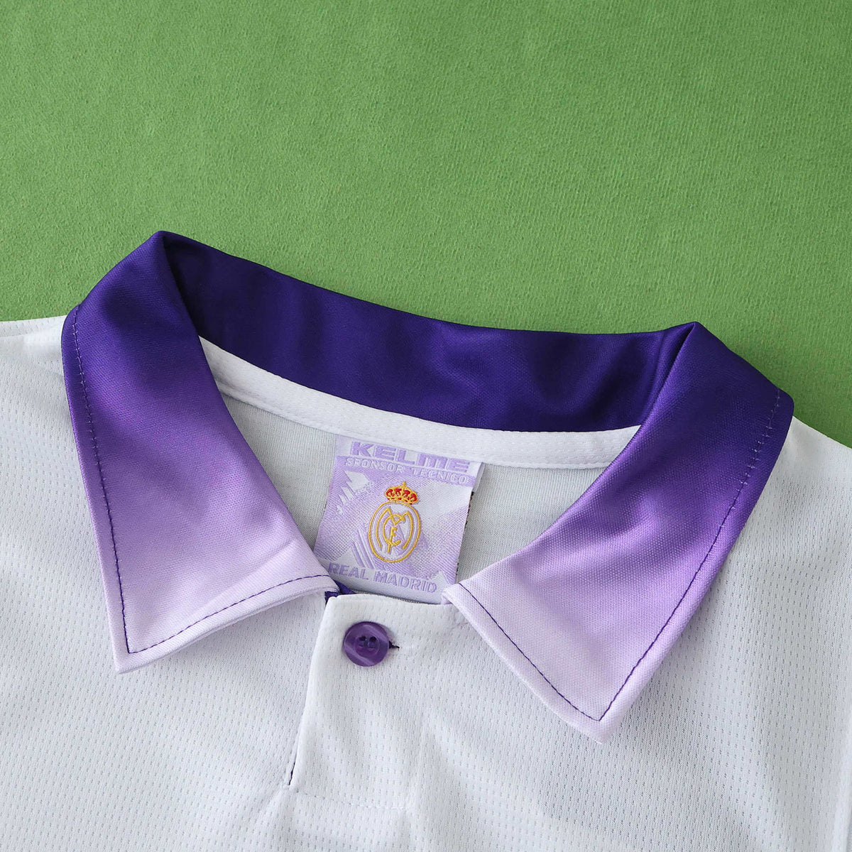 Real Madrid C.F. 1997-1998 Season Kids Home Retro Football  Jersey Trikot Maillot