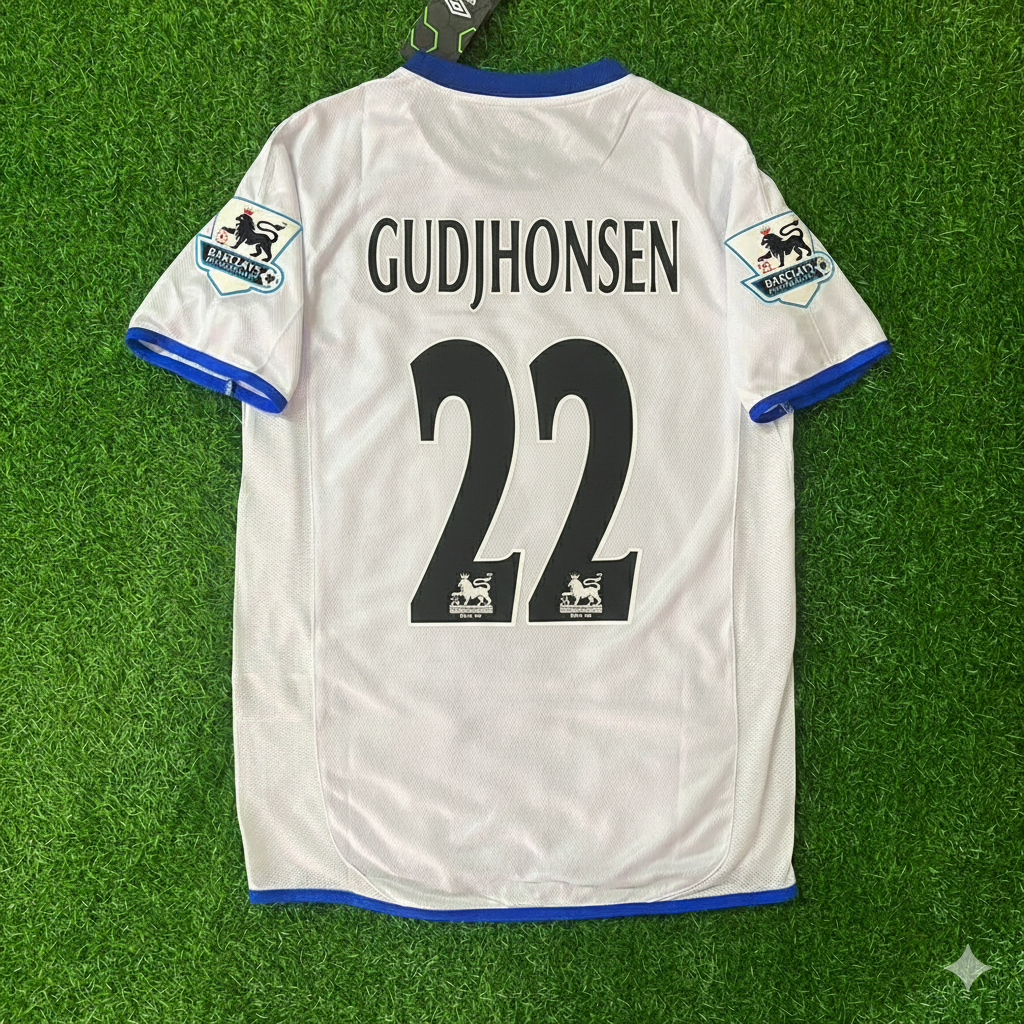 Eidur Gudjohnsen Chelsea Away 2004 Retro Football Jersey