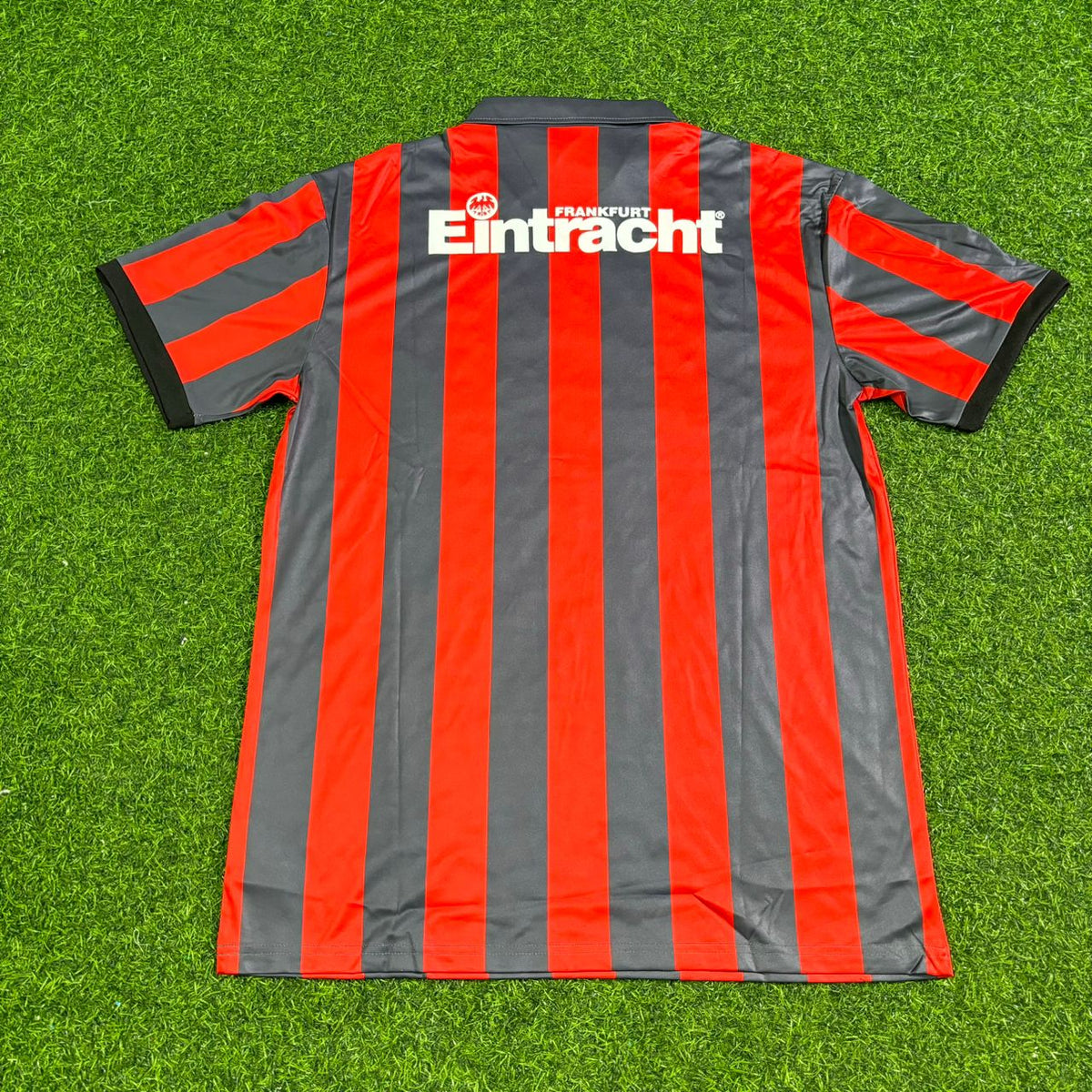 Eintracht Frankfurt 1991/1992 Saison Heim Retro Trikot