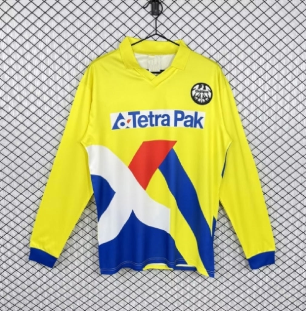 Maillot rétro domicile à manches longues de l’Eintracht Francfort, saison 1993/1996