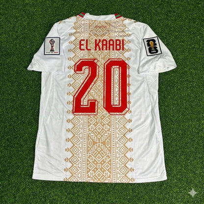 Ayoub El Kaabi Morocco 2026 World Cup Away Football Jersey