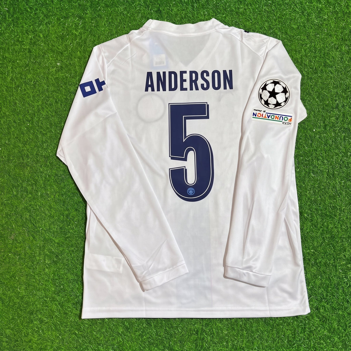 Elliot Anderson #5 Manchester City 2026-27 Tercera Equipación Nueva Temporada Camiseta de Manga Larga Parche de la Champions League Trikot Maillot Camiseta de Fútbol