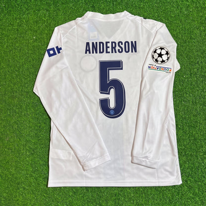 Elliot Anderson #5 Manchester City 2026-27 Tercera Equipación Nueva Temporada Camiseta de Manga Larga Parche de la Champions League Trikot Maillot Camiseta de Fútbol