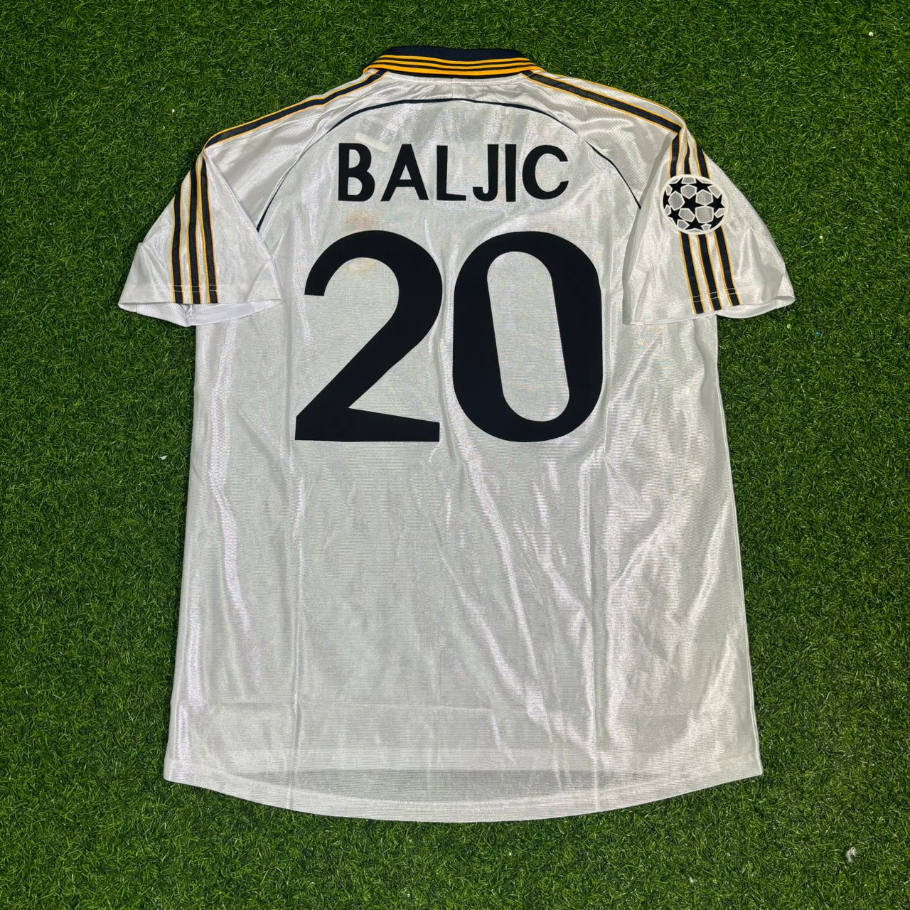 Elvir Baljić 20- Real Madrid 1998/2000 Retro Football Jersey