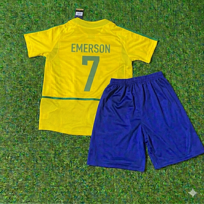 Maillot de football rétro Emerson 7 - Brésil pour enfant
