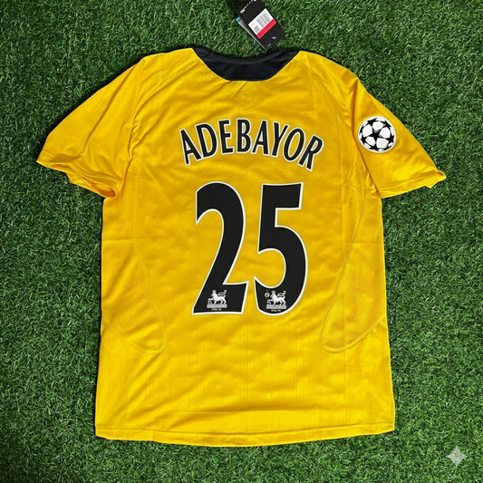Emmanuel Adebayor 25 - Arsenal 2005/06 Gelb Retro Trikot