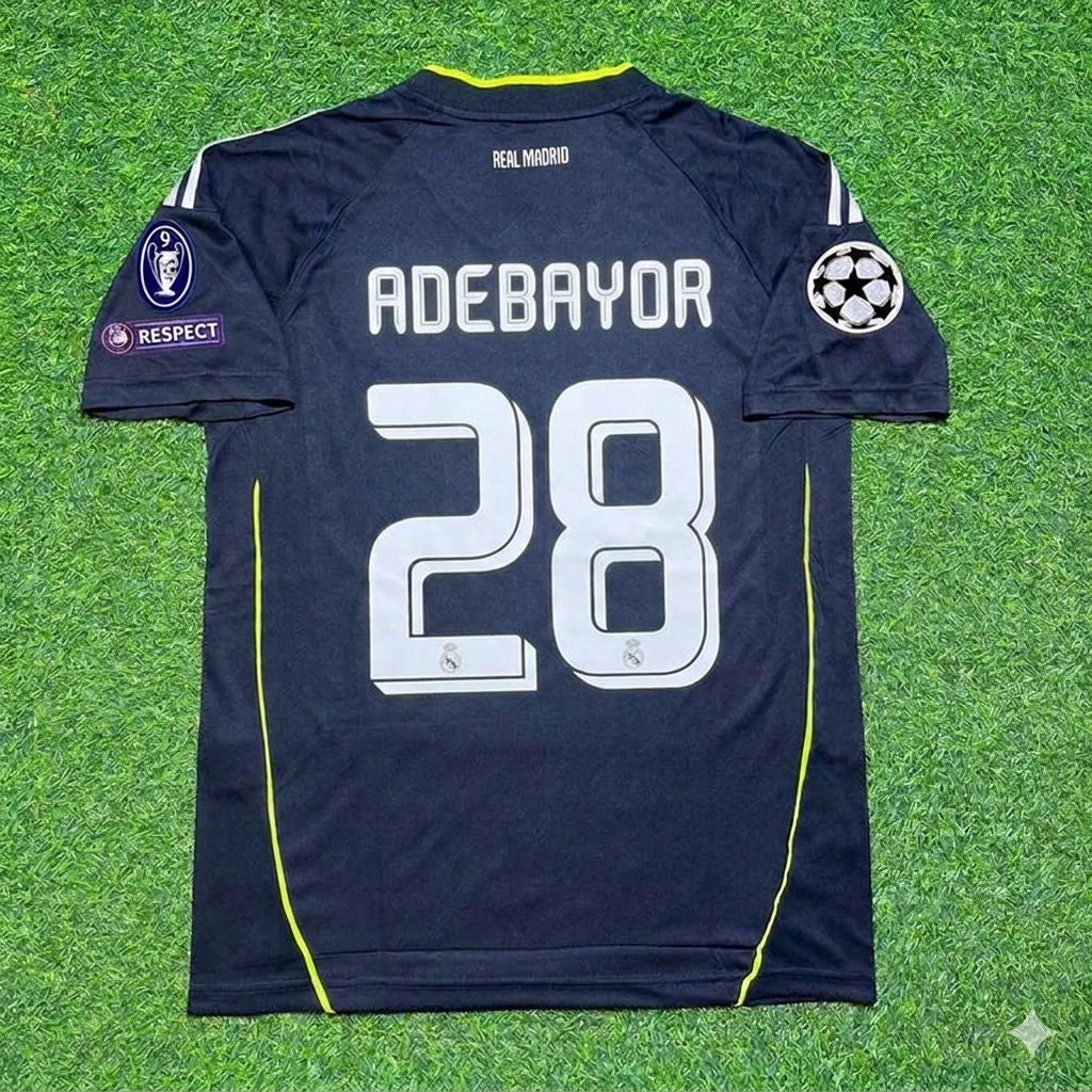Emmanuel Adebayor 28- Real Madrid 2010 2011 Retro Trikot