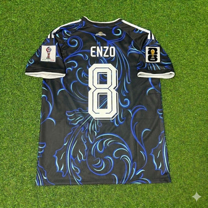 Enzo Fernández #8 Argentina 2026 World Cup New Season Football Jersey Kit