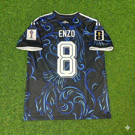 Enzo Fernández #8 Argentina 2026 World Cup New Season Football Jersey Kit