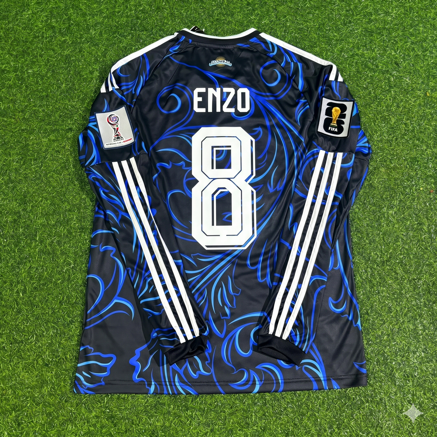 Enzo Fernandez Argentina 2026 World Cup Long Sleeve Football Jersey