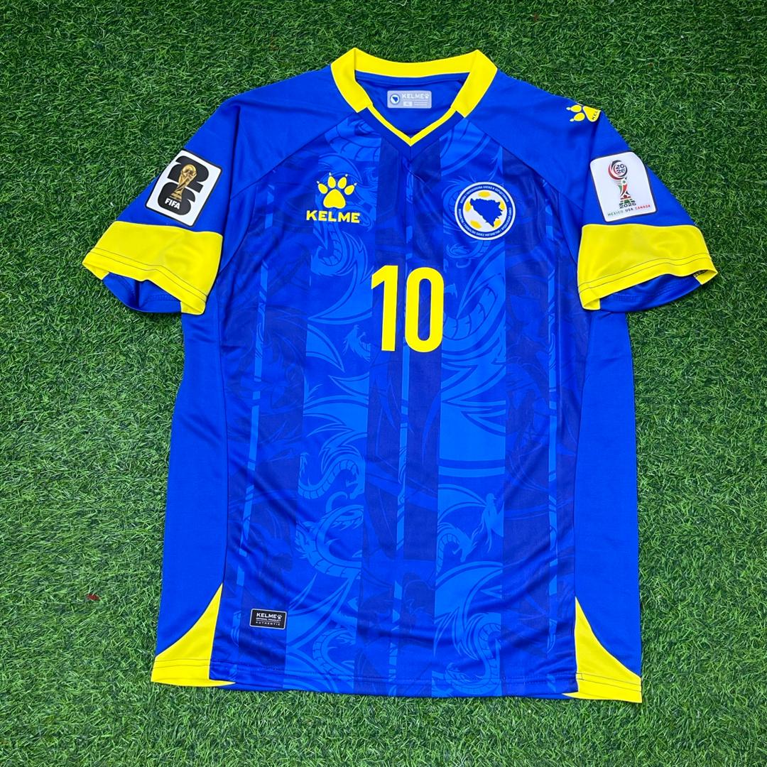 Ermedin Demirovic Bosnia and Herzegovina 2026 World Cup Home Football Jersey