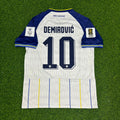 Ermedin Demirovic Bosnia and Herzegovina 2026 World Cup White Football Jersey