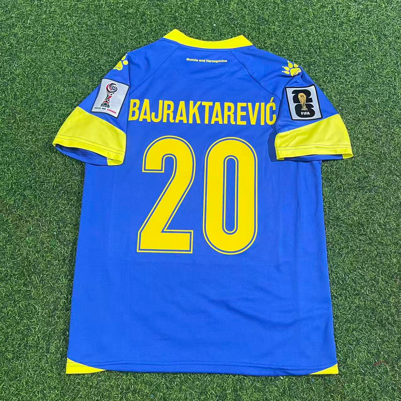 Esmir Bajraktarevic Bosnia and Herzegovina 2026 World Cup Home Football Jersey