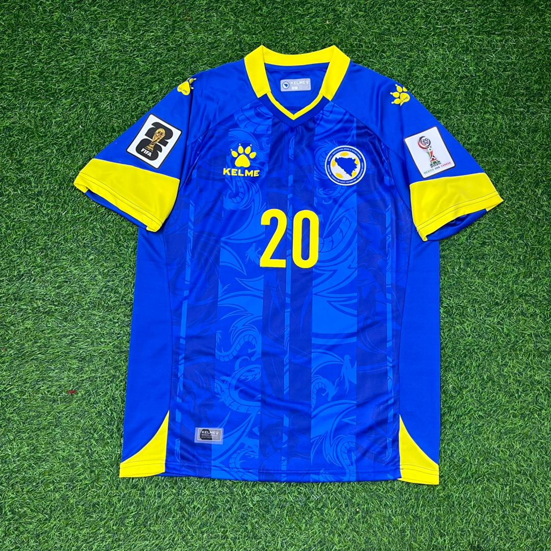 Esmir Bajraktarevic Bosnia and Herzegovina 2026 World Cup Home Football Jersey