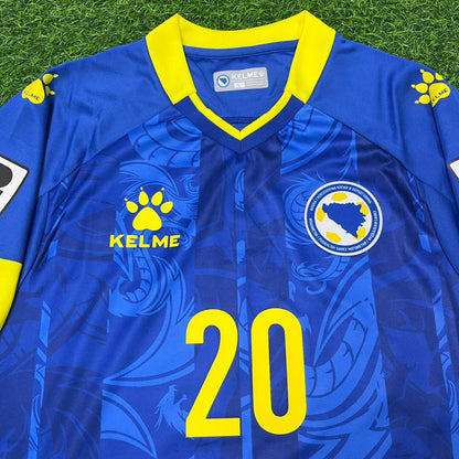Esmir Bajraktarevic Bosnia and Herzegovina 2026 World Cup Home Football Jersey