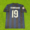 Esteban Cambiasso Inter Mailand 2013–2014 Heim Retro Fußballtrikot Set