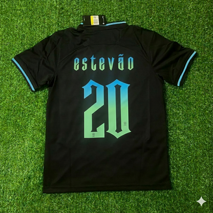 Estevao Brasilien Retro-Fußballtrikot Maglia-Soccer-Shirt
