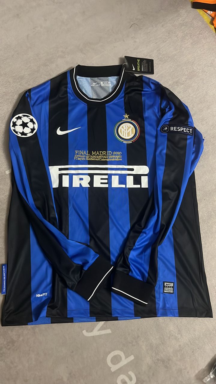 Samuel Eto`o #9 - Inter 2010 Champions League Final Jersey Trikot Maillot Maglia Soccer Shirt