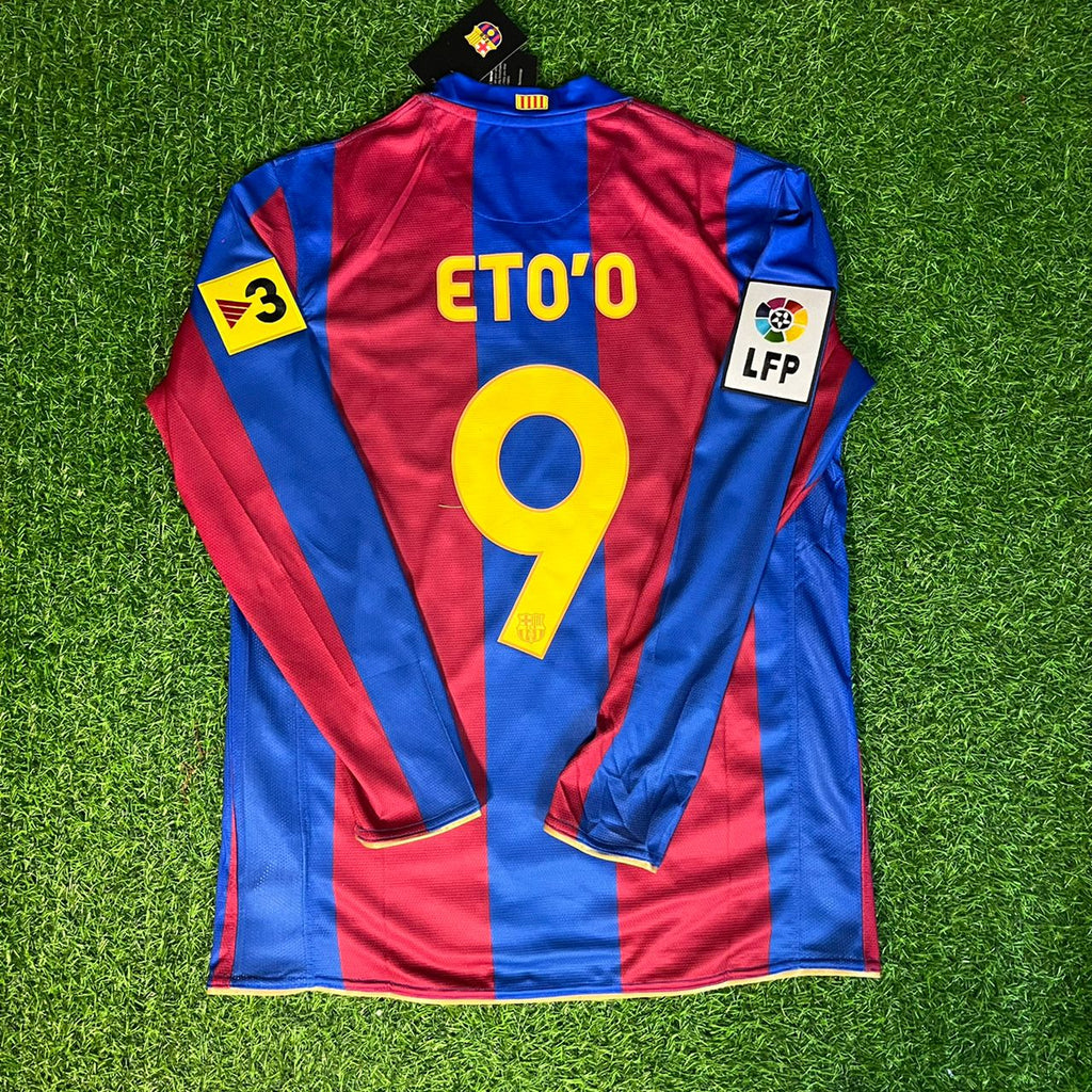Samuel Eto'o Barcelona 2007 Retro-Fußballtrikot