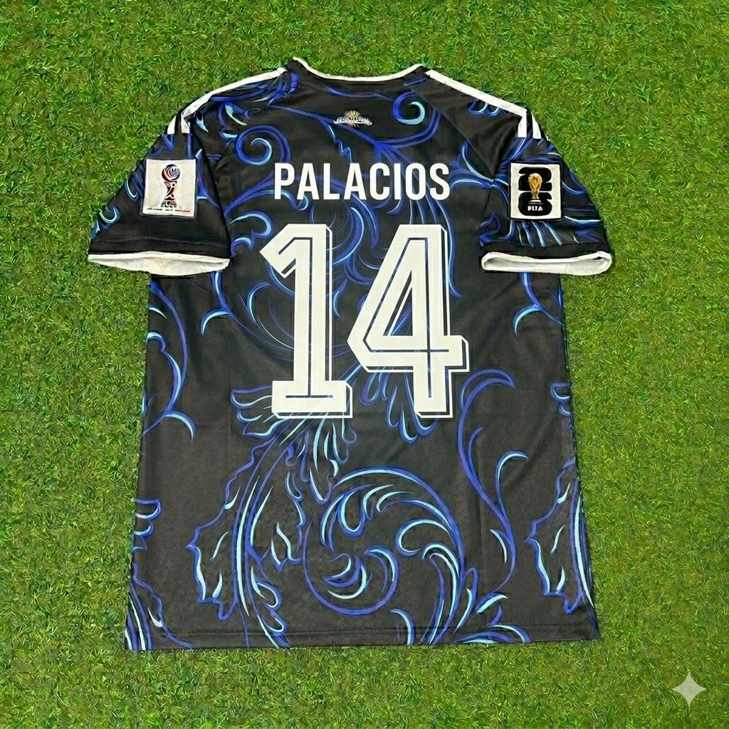 Exequiel Palacios #14 Argentina 2026 World Cup New Season Football Jersey Kit