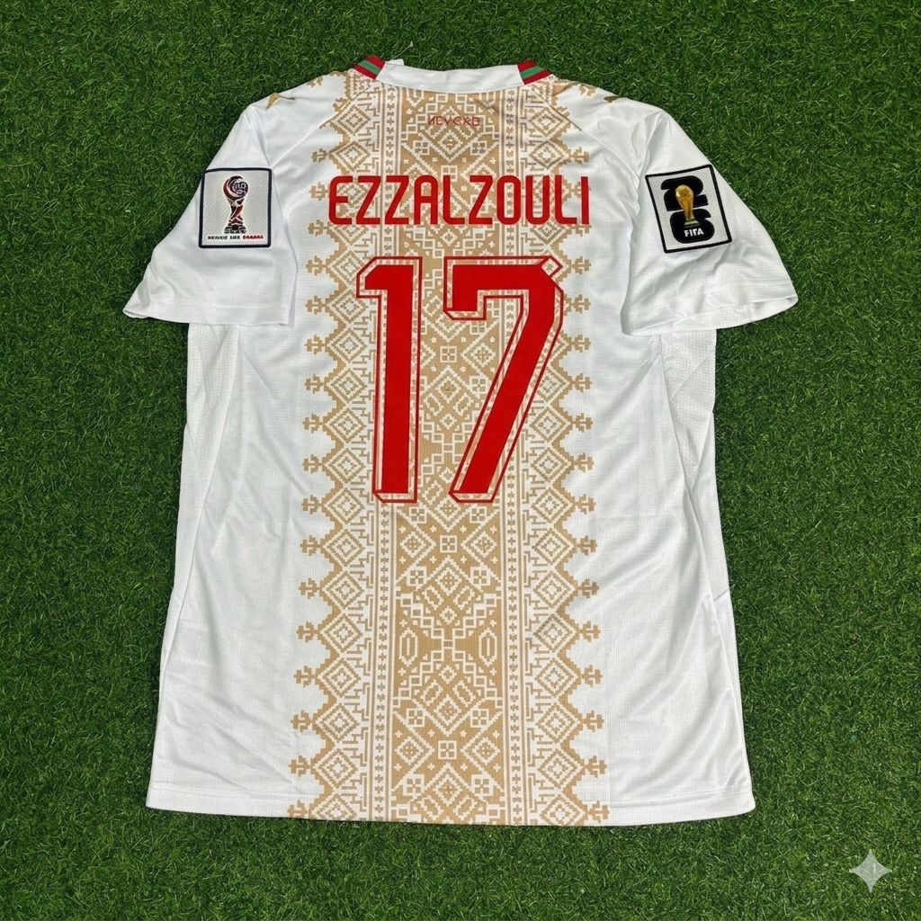 Abde Ezzalzouli Morocco 2026 World Cup Away Football Jersey