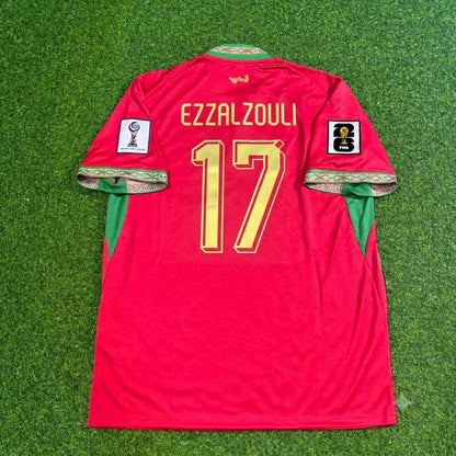 Abde Ezzalzouli Marokko 2026 Heim-Fußballtrikot Rot