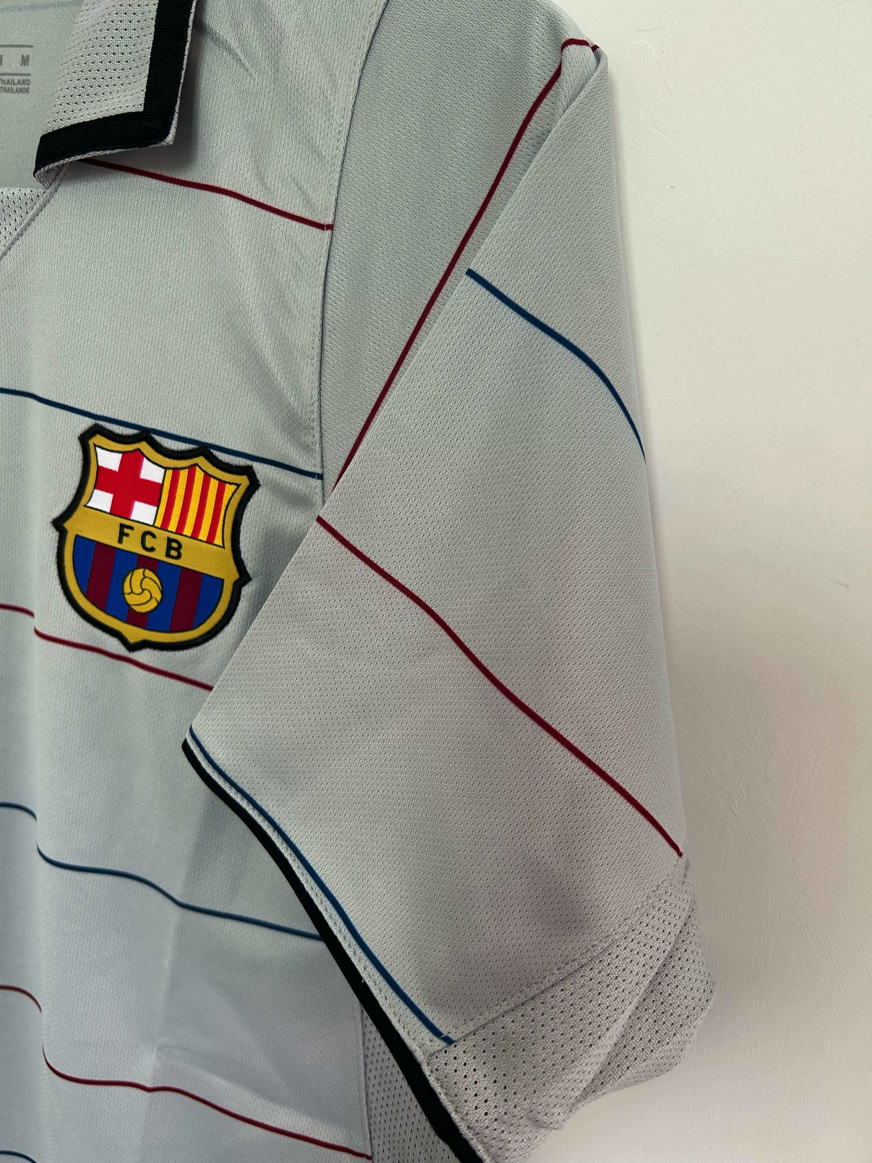 FC Barcelona 2003-2004 Season Away Retro Football Jersey Trikot Maillot