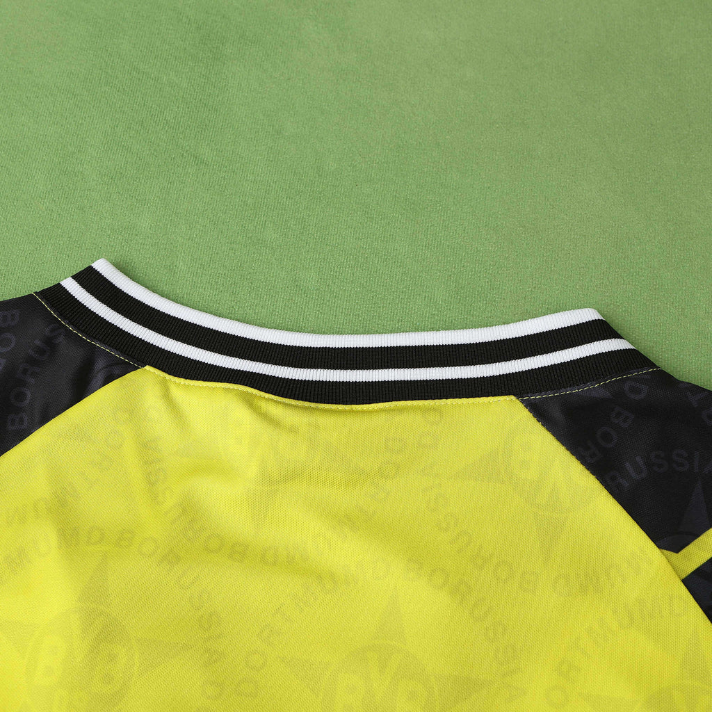 Borussia Dortmund 1994-1995 Season Home Retro Football Jersey Trikot Maillot