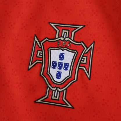 Cristiano Ronaldo Portugal UEFA Nations League Winner Red LS Jersey Trikot Maillot Soccer Shirt