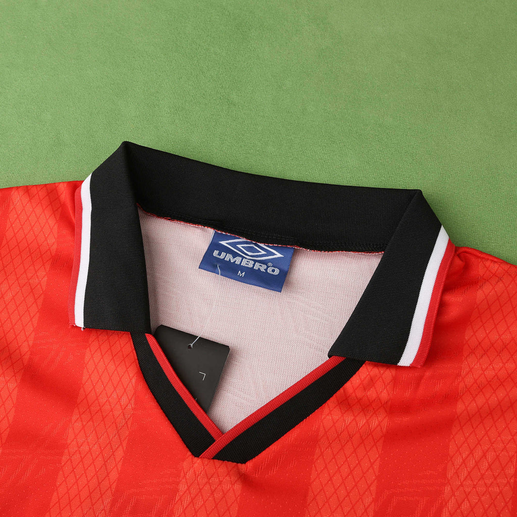 Nottingham Forest F.C. 1994-1995 Season Home Red Retro Football Jersey Trikot Maillot
